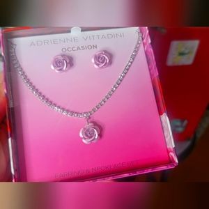 Adrienne Vittadini  Rose Jewelry Set